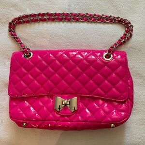 Amrita Singh Fuchsia Quilted Shoulder Bag
